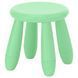 Табурет для детей IKEA MAMMUT Ярко-зеленый 405.866.07 405.866.07 ➜ Пакуємо МИ📦 фото 1