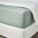 Простыня IKEA DVALA 140х200 см Серо-зеленая 405.496.29 405.496.29 ➜ Пакуємо МИ📦 фото 3