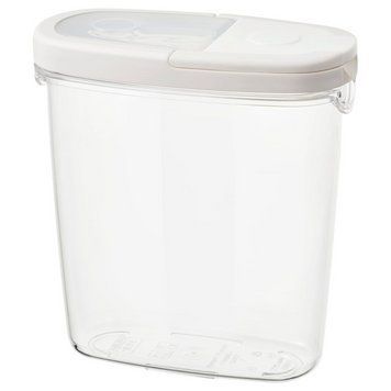 Контейнер для сухих продуктов IKEA 365+ 1,3 л 80066723 Белый/прозрачный 800.667.23 ➜ Пакуємо МИ📦 фото