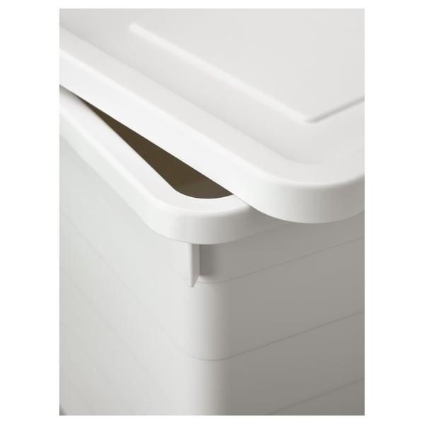 Контейнер для хранения с крышкой IKEA SOCKERBIT 38x76x30 см Белый 405.220.88 405.220.88 ➜ Пакуємо МИ📦 фото