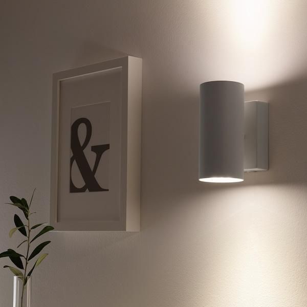 Настенный двухсторонний светильник IKEA NYM&Aring;NE Белый 603.978.61 603.978.61 ➜ Пакуємо МИ📦 фото