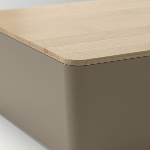 Контейнер с крышкой IKEA KUGGIS 18x26x8 см Темно-серый / бамбук 995.826.12 995.826.12 ➜ Пакуємо МИ📦 фото Контейнер с крышкой IKEA KUGGIS 18x26x8 см Темно-серый / бамбук 995.826.12 995.826.12 ➜ Пакуємо МИ📦 фото