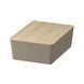 Контейнер с крышкой IKEA KUGGIS 18x26x8 см Темно-серый / бамбук 995.826.12 995.826.12 ➜ Пакуємо МИ📦 фото 1