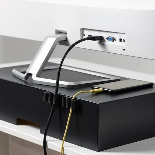 Набір тримачів кабелів IKEA KALKSTUFF 3 предмети 305.557.05 Чорний 305.557.05 ➜ Пакуємо МИ📦 фото