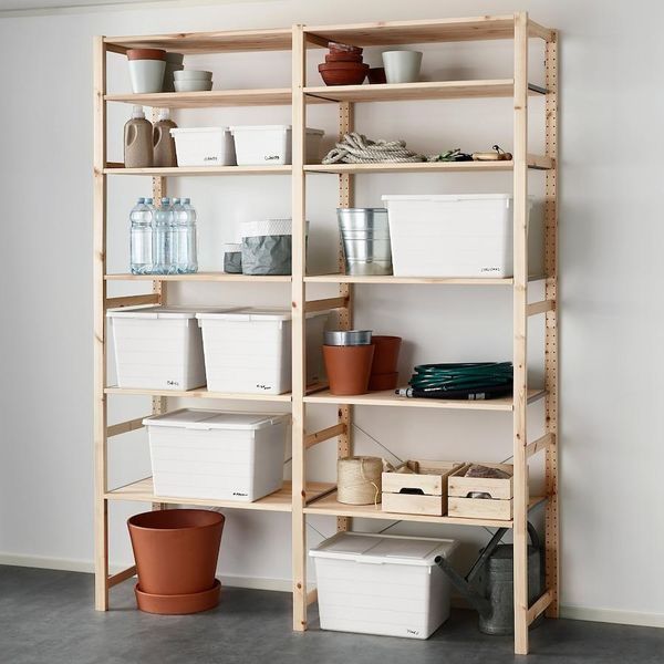 Контейнер с крышкой IKEA SOCKERBIT 38x51x30 см Белый 803.160.67 803.160.67 ➜ Пакуємо МИ📦 фото