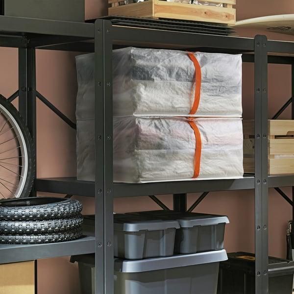 Сумка для одежды / постельного белья IKEA PÄRKLA 55x49x30 см Белая 006.011.05 006.011.05 ➜ Пакуємо МИ📦 фото Сумка для одежды / постельного белья IKEA PÄRKLA 55x49x30 см Белая 006.011.05 006.011.05 ➜ Пакуємо МИ📦 фото