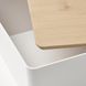 Контейнер с крышкой IKEA KUGGIS 18x26x8 см Белый / бамбук 795.612.86 795.612.86 ➜ Пакуємо МИ📦 фото 4