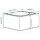 Сумка для одежды / постельного белья IKEA P&Auml;RKLA 55x49x30 см Белая 006.011.05 006.011.05 ➜ Пакуємо МИ📦 фото 8