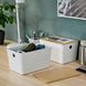 Контейнер с крышкой IKEA KUGGIS 18x26x15 см Белый / бамбук 295.612.84 295.612.84 ➜ Пакуємо МИ📦 фото 2